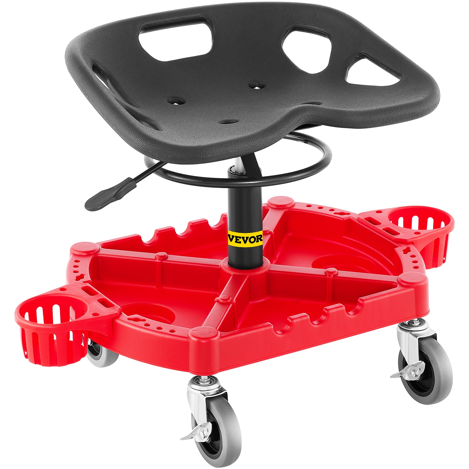 VEVOR Rolling Garage Stool 300/400LBS Adjustable Swivel Work Shop Seat w/Casters