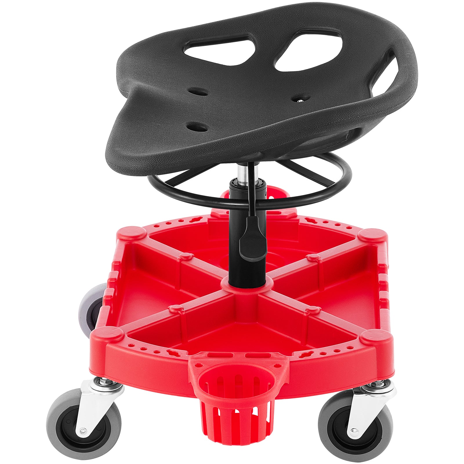 VEVOR Rolling Garage Stool 300/400LBS Adjustable Swivel Work Shop Seat w/Casters