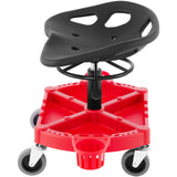 VEVOR Rolling Garage Stool 300/400LBS Adjustable Swivel Work Shop Seat w/Casters