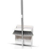 Compact SweepEase Broom and Dustpan Foldable Adjustable