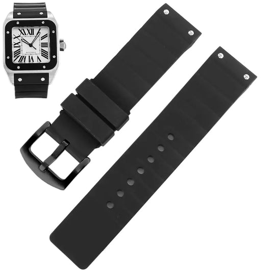 Cardia Santos Sandus Rubber Watch Strap Comfortable