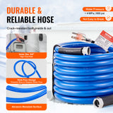VEVOR Heated Water Hose 15ft-100ft for RV -45℉ Antifreeze Drinking Water Hose