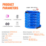 VEVOR Heated Water Hose 15ft-100ft for RV -45℉ Antifreeze Drinking Water Hose