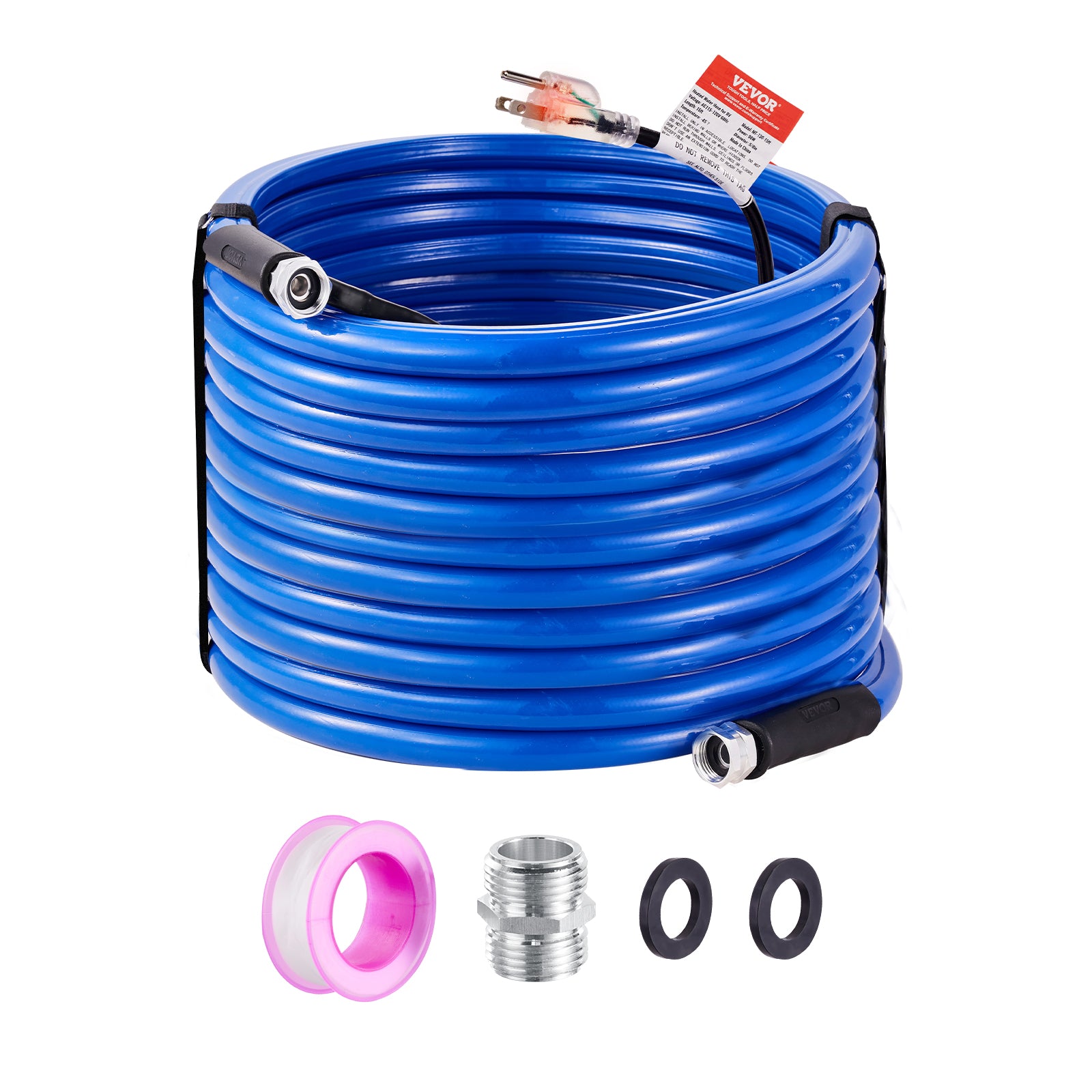 VEVOR Heated Water Hose 15ft-100ft for RV -45℉ Antifreeze Drinking Water Hose