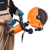 VEVOR 12'' Electric Concrete Saw Wet/Dry Saw Cutter with Water Pump and Blade