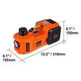 VEVOR 5 Ton 12V Electric Car Floor Jack Hydraulic w/Built-in Tire Inflator Pump