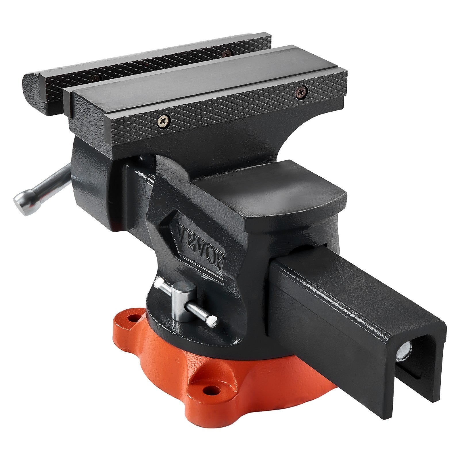 VEVOR 8" Bench Vise Multipurpose Heavy Duty Ductile Iron Swivel Locking Base