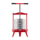 VEVOR Fruit Wine Press Manual Press for Wine Making 3.69 Gal/14L Stainless Steel