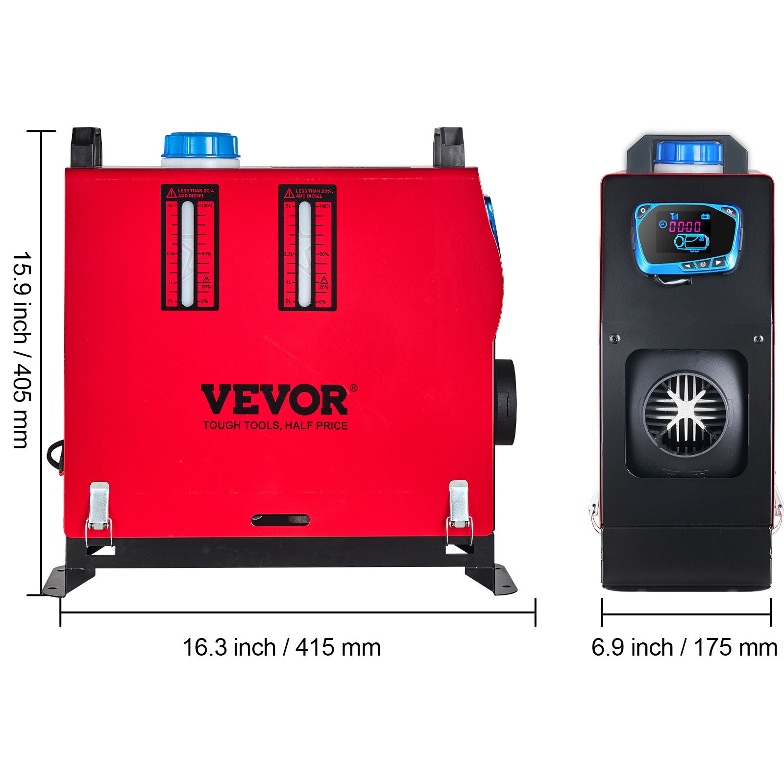 VEVOR Diesel Air Heater 8KW 12V All In One LCD Thermostat Boat Motorhome Truck