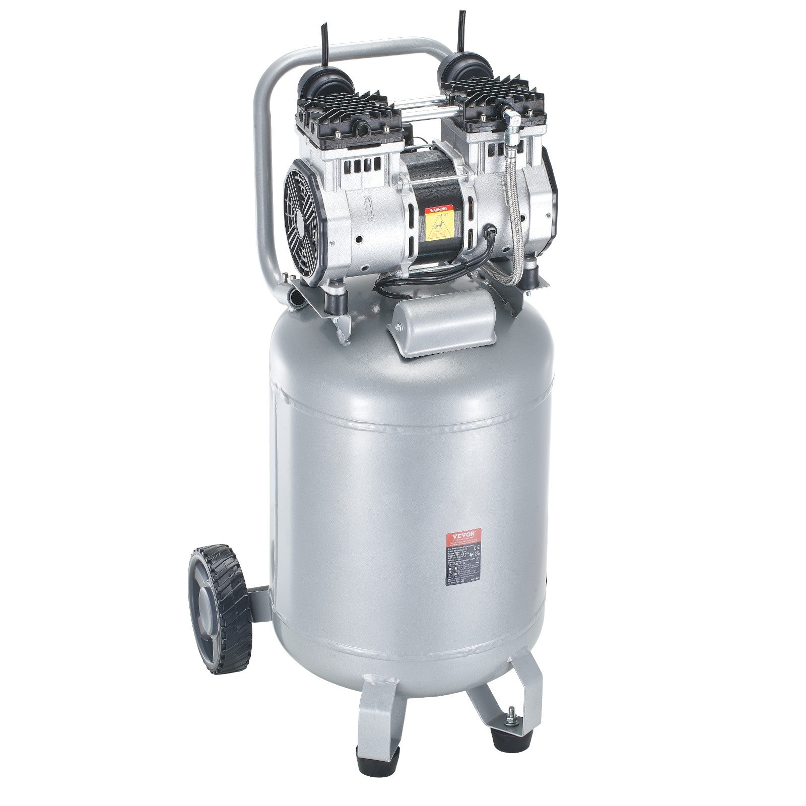 VEVOR 13 Gallon Air Compressor 2HP 4.6SCFM@90PSI Oil Free Air Compressor 125PSI