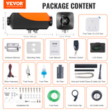 VEVOR Diesel Air Heater 12V 2KW Bluetooth App LCD Display for Car Bus RV Camper