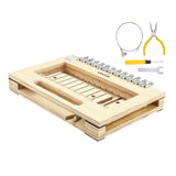 VEVOR Soap Cutter Cut Wood Soap Slicer 1 in 1-12 Pcs Bars Wood Frame Steel Wire