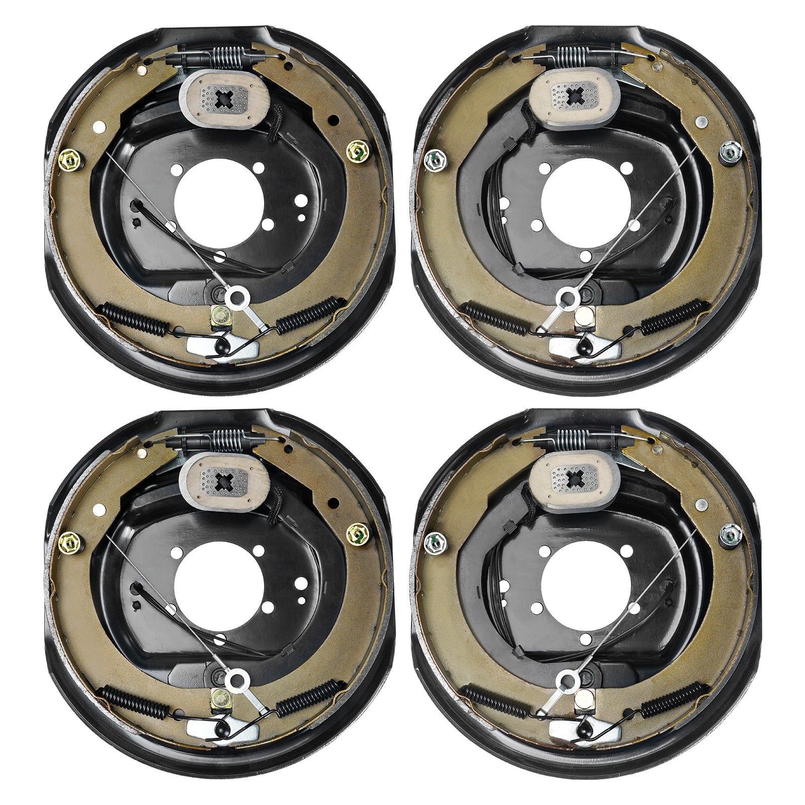 VEVOR Electric Trailer Brake 12" x 2" Self-Adjusting Assembly 2 Pairs 7000 lbs