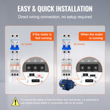 Uimoso 5HP Single 1 Phase to 3 Phase Converter Digital Phase Shifter 15A 220V