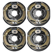 Uimoso Electric Trailer Brake 12" x 2" Self-Adjusting Assembly 2 Pairs 7000 lbs