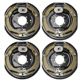 Uimoso Electric Trailer Brake 12" x 2" Self-Adjusting Assembly 2 Pairs 7000 lbs