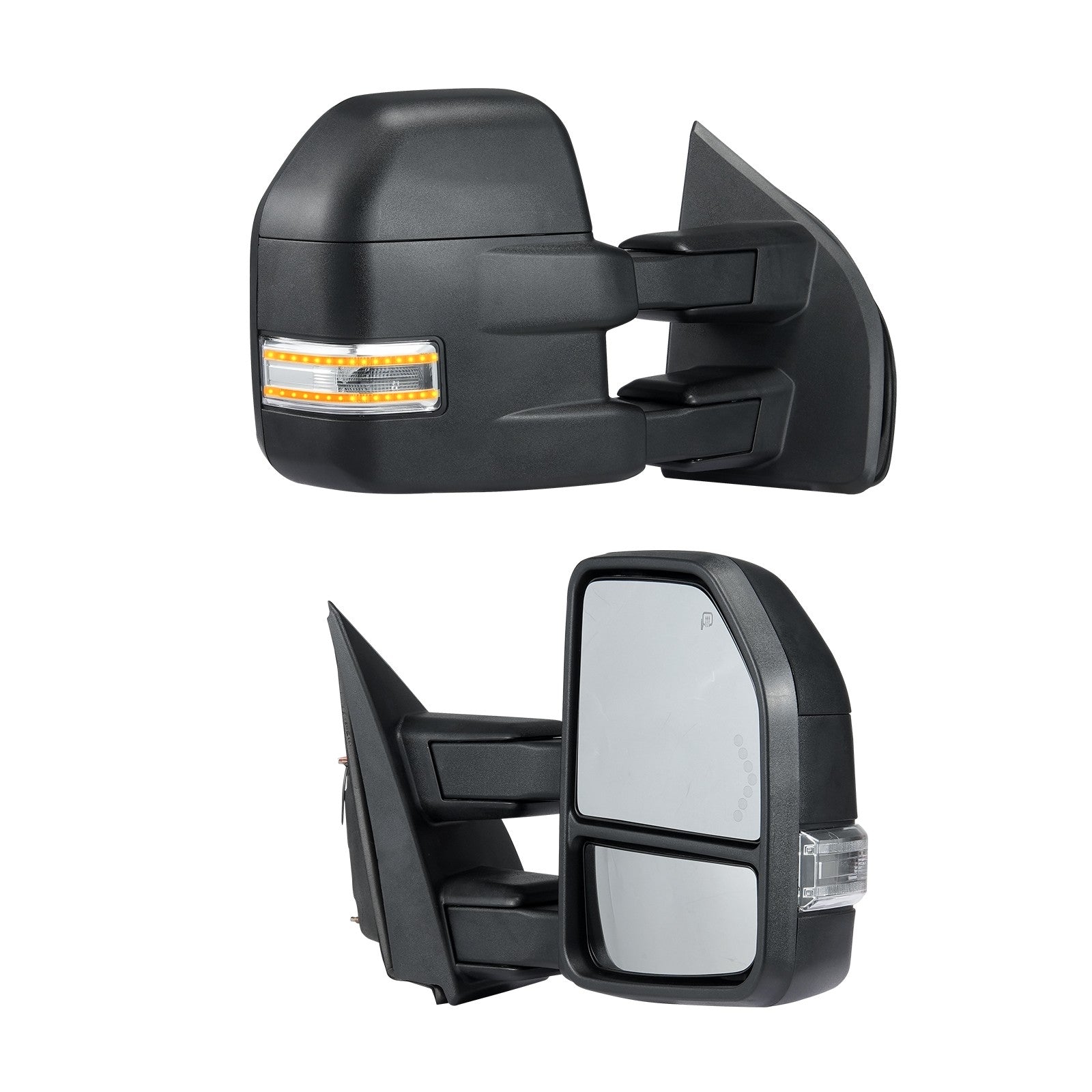 Power Heated Tow Mirrors for 2015-2018 Ford F150 Signal Lights Foldable