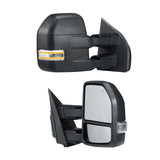 Power Heated Tow Mirrors for 2015-2018 Ford F150 Signal Lights Foldable