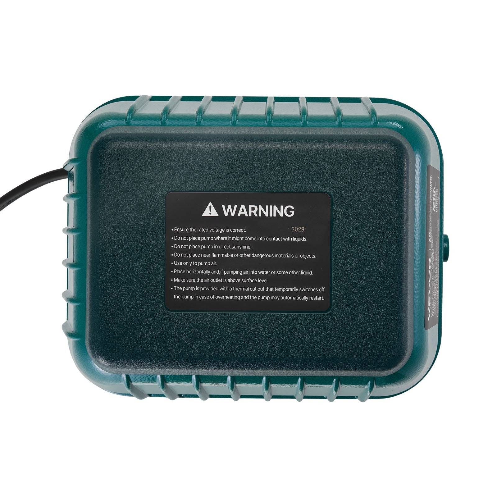 VEVOR 50W Linear Air Pump | 1110 GPH Septic & Pond Aerator | For 10ft Depth