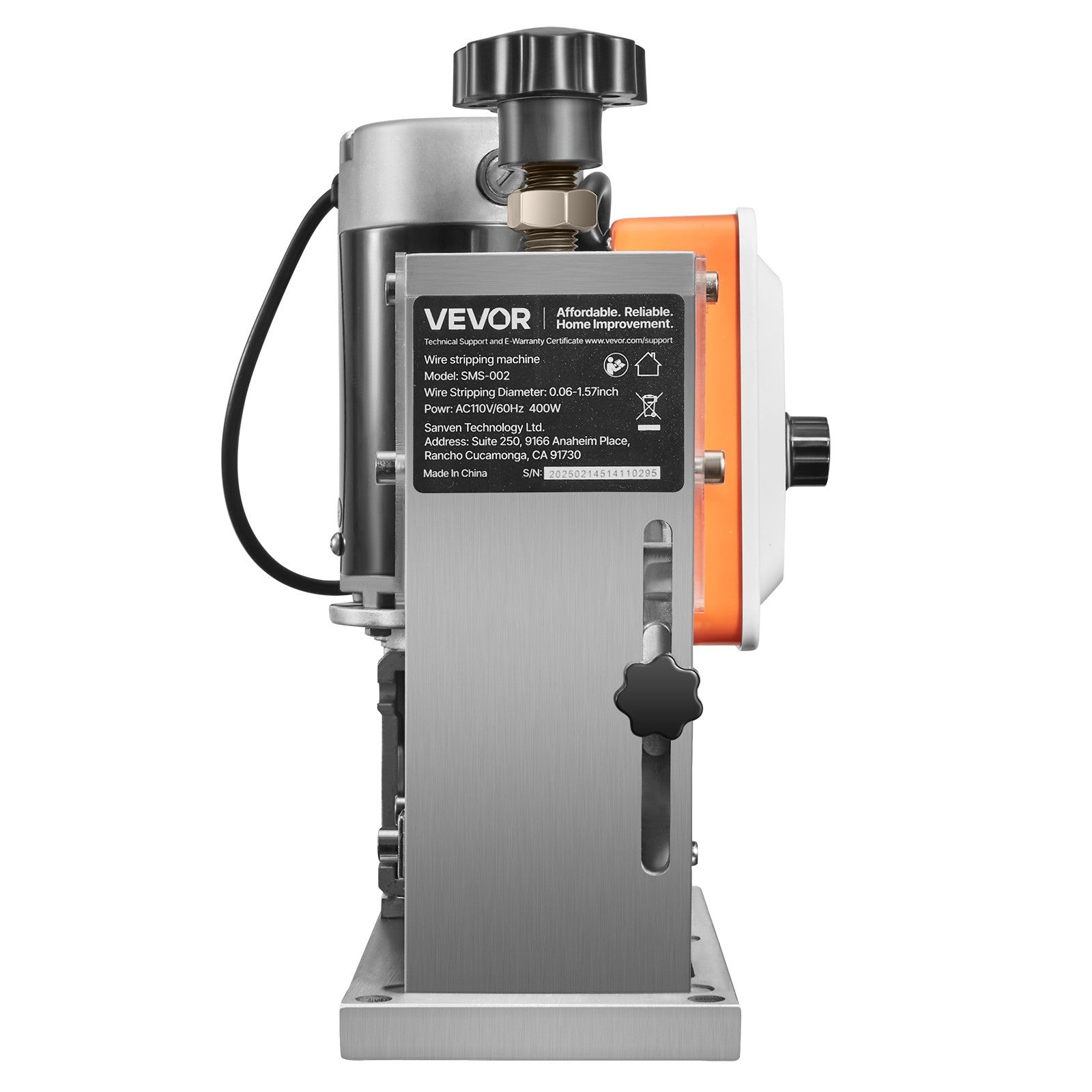 VEVOR Electric Wire Stripper Stripping Machine 0.06-1.57 in 400W 15 m/min