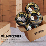 VEVOR Electric Trailer Brake 10"x2-1/4" Self-Adjusting Assembly 2 Pairs 3500 lbs