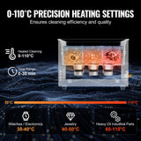 15L Ultrasonic Cleaner with Heater Timer & Basket Digital Sonic Heating Machine