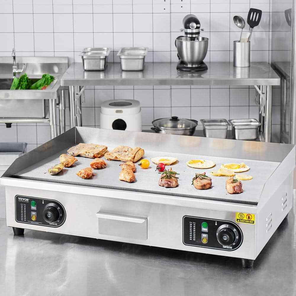 VEVOR Commercial Electric Griddle, 4400W Countertop Flat Top Grill,28.74"x15.75"