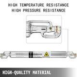VEVOR CO2 laser tube 40W/50W/60W/80W/100W/130W suitable for CO2 laser engraving