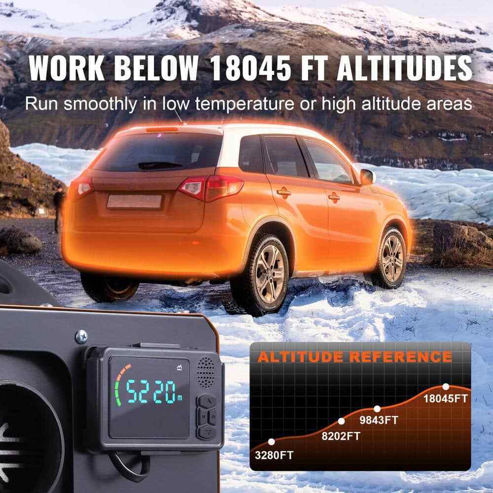 VEVOR Diesel Air Heater All-in-one 27,296 BTU 12V Diesel Heater 8KW w/Bluetooth