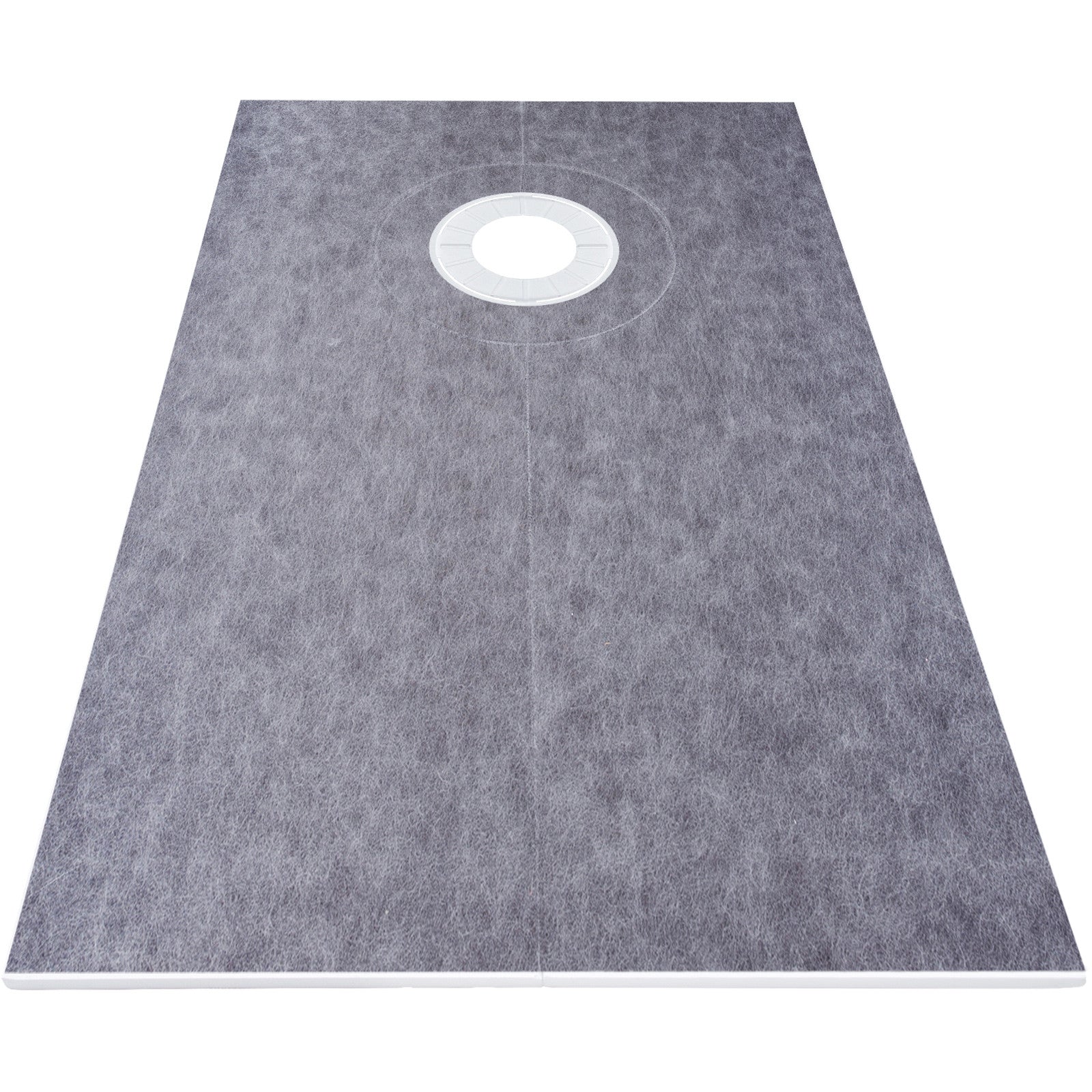 VEVOR Waterproofing Shower Kit Shower Kit Tray 38''x60'' with Offset Drain PVC