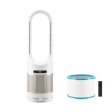 Uimoso 34" Bladeless Tower Fan Oscillating Heat Cooling HEPA Air Purifier Remote