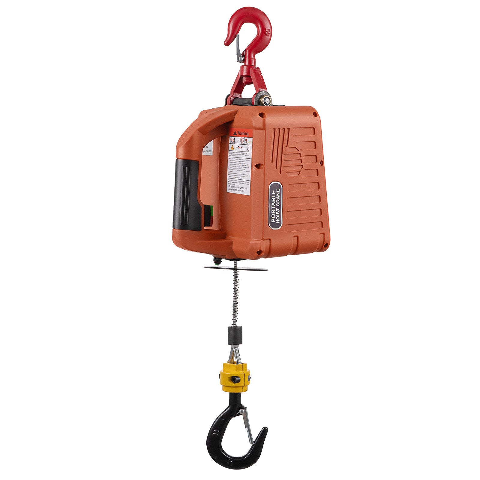 3-in-1 Portable Crane Electric Hoist Winch 1100lbs Wired/Wireless Remote Control