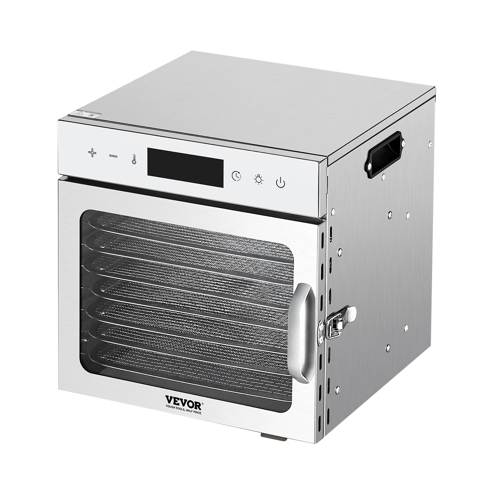 VEVOR Commercial 8 Trays Food Dehydrator Stainless Fruit Meat Jerky Drying Dryer