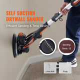 Uimoso Drywall Sander 900W Brush Motor 800-1800RPM Variable Speed & Self-Suction
