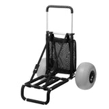 VEVOR Beach Dolly Wagon Beach Cart w/12" Balloon Wheels for Sand Beach Gardening