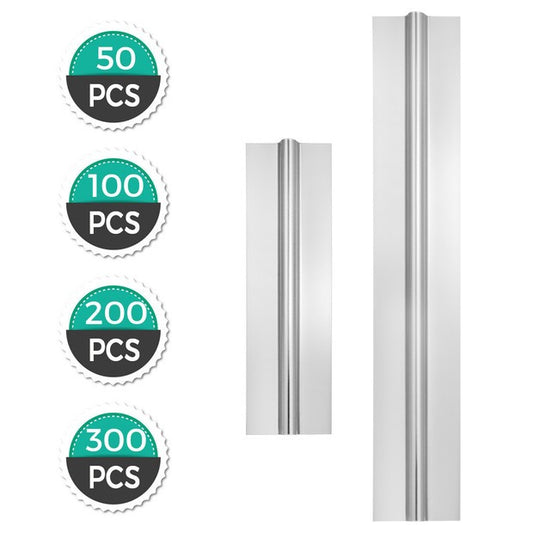 50pcs - 300pcs Aluminum Radiant Floor Heat Transfer Plates 4ft/2ft For 1/2" PEX