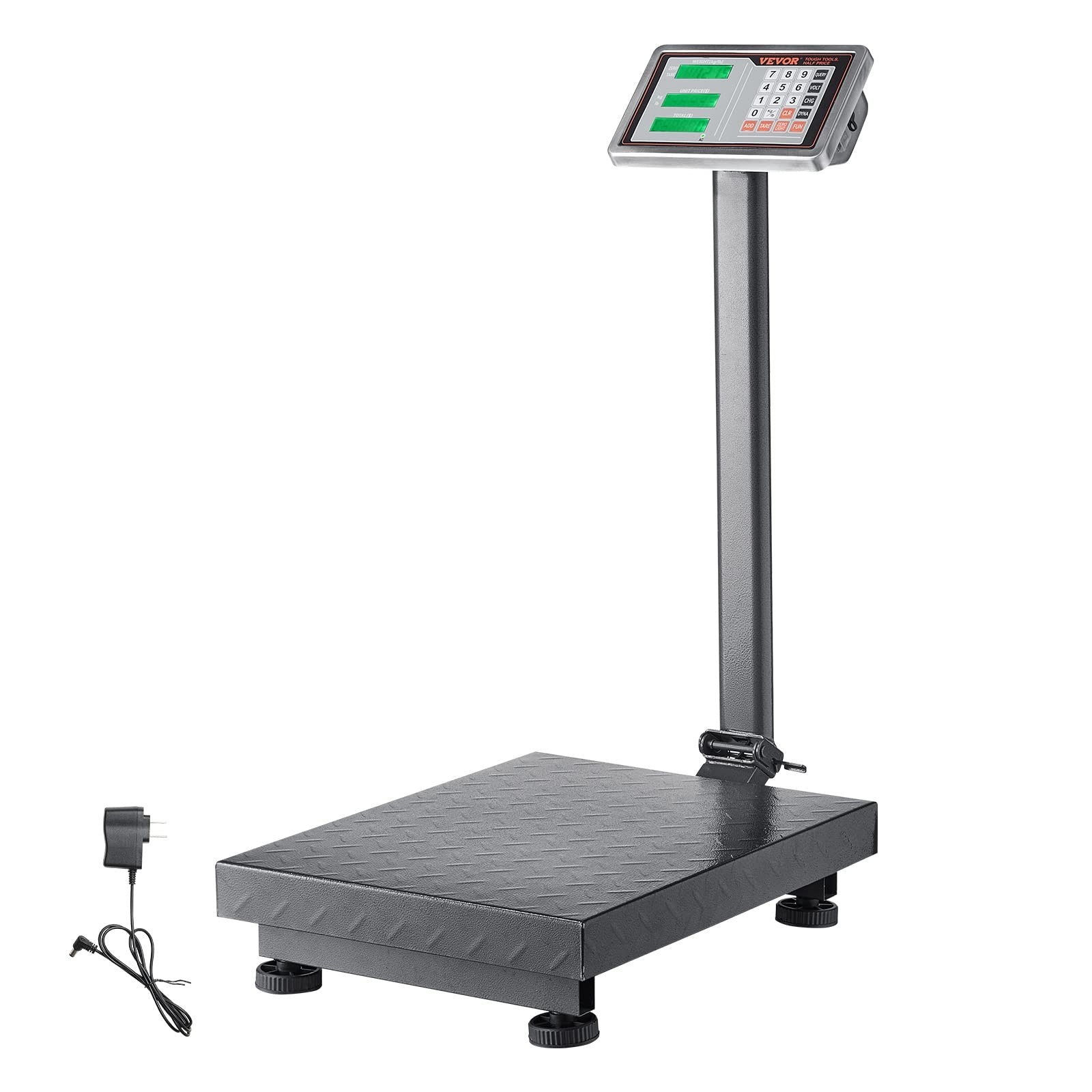 Computing Digital Platform Scale, 660 lbs Load, 0.1 lbs Accuracy Computing Floor