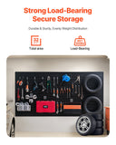 8 x 4 ft Slat Wall Paneling PVC Black Garage Slatwall with Modular Design