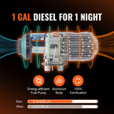VEVOR Diesel Air Heater All-in-one 12V 8KW Bluetooth App LCD for Car RV Indoors
