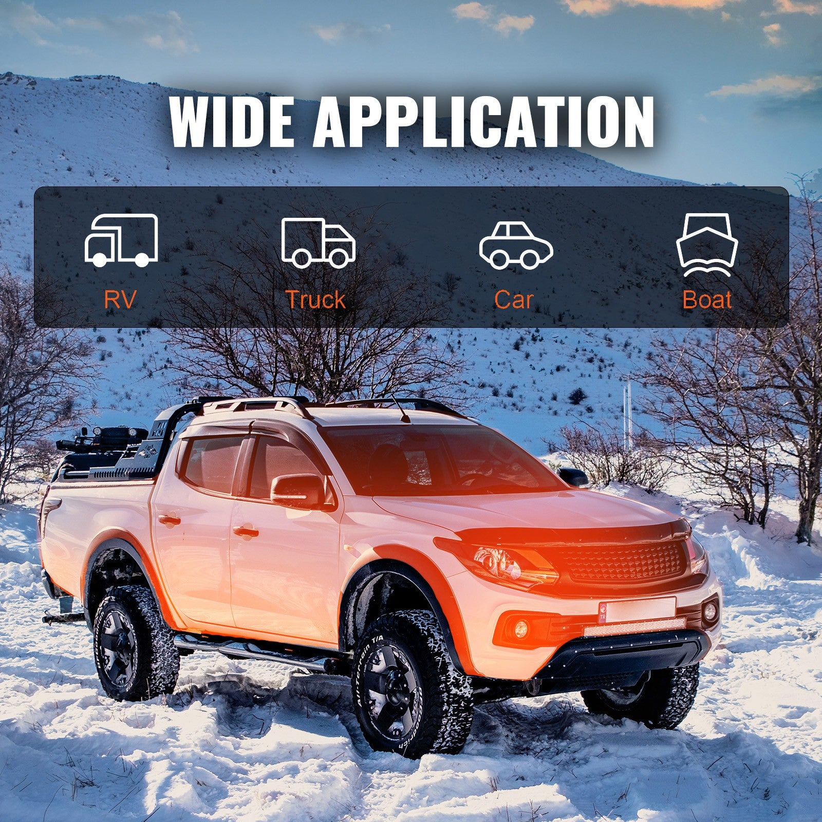 VEVOR Diesel Air Heater All-in-one 12V 8KW LCD Remote Control for Car RV Indoors