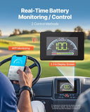 VEVOR 48V 105Ah Golf Cart Lithium Battery 20A Charger LCD Monitor & 4000+ Cycle.