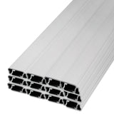 VEVOR Greenhouse Wiggle Wire &Aluminum Alloy Spring Lock U-Channel 6.56ft 30PCS
