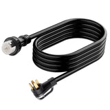 50 Amp 25FT Generator Power Cord and Waterproof Power Inlet Box 14-50P to CS6364