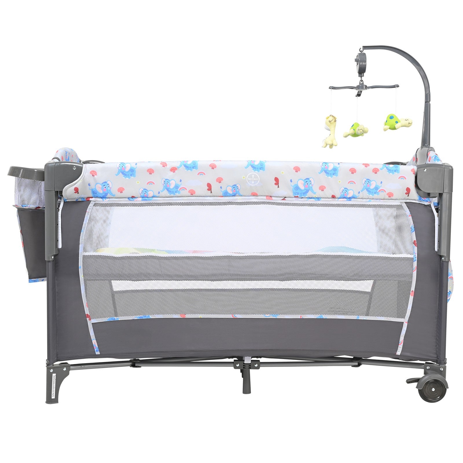 Baby Bassinet Bedside Crib 77 lbs Load Capacity Foldable Sleeper Newbors Bed