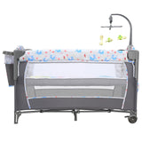 Baby Bassinet Bedside Crib 77 lbs Load Capacity Foldable Sleeper Newbors Bed