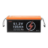 VEVOR 48V 105Ah Golf Cart Lithium Battery 20A Charger LCD Monitor & 4000+ Cycle.