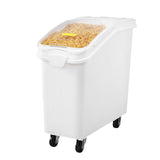 21 Gal Ingredient Bin w/ Scoop 400 Cup Commercial Food Storage for Kitchen
