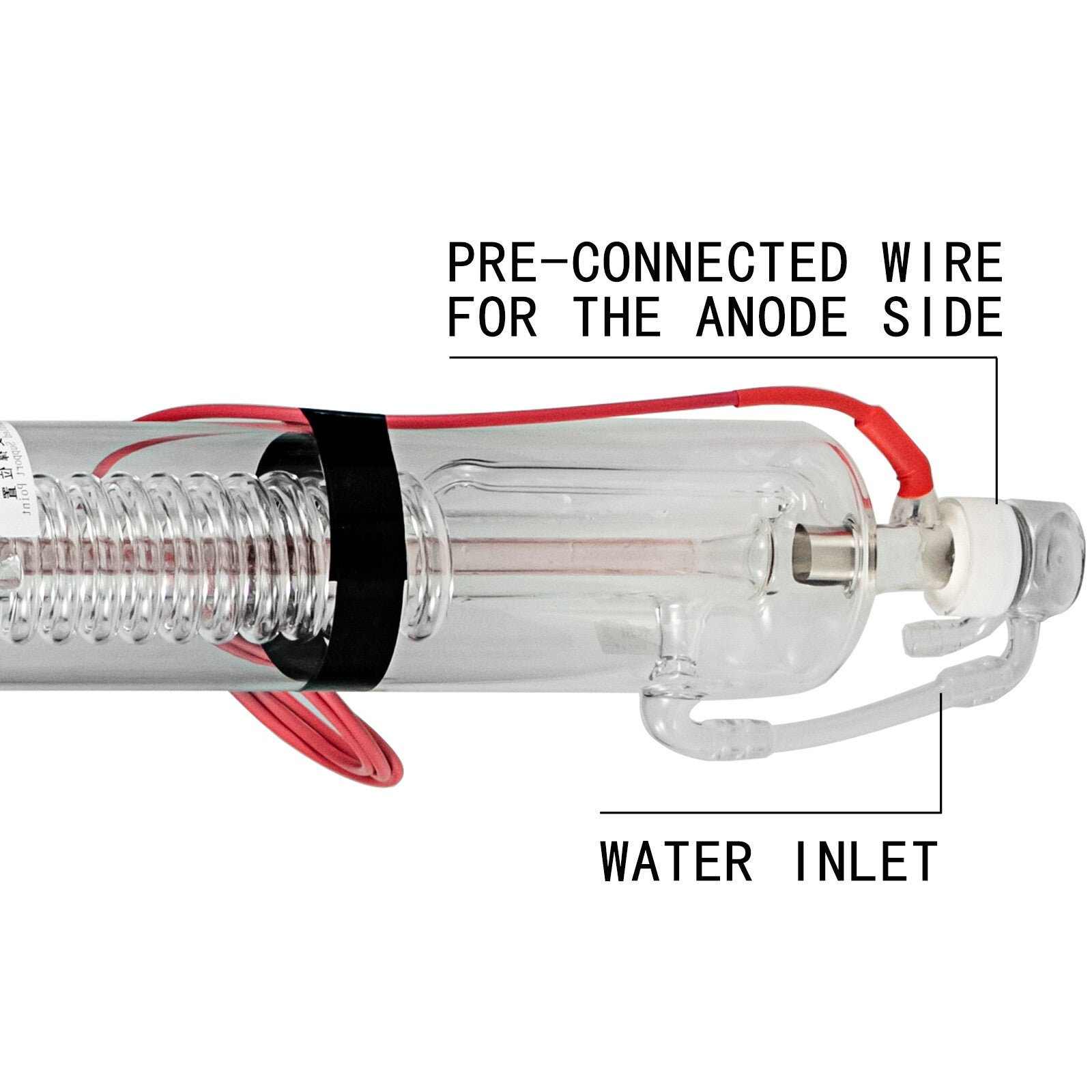 VEVOR CO2 laser tube 40W/50W/60W/80W/100W/130W suitable for CO2 laser engraving