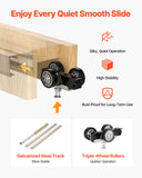VEVOR Pocket Door Frame Kit Pocket Door Kit for 24-36in Wide 80inHigh Soft Close