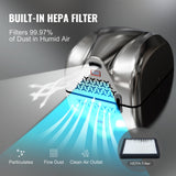 Uimoso 1300W Hand Dryer Commercial Automatic High Speed Stainless Steel